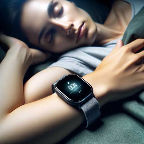 GreenSync Smartwatch while sleeping